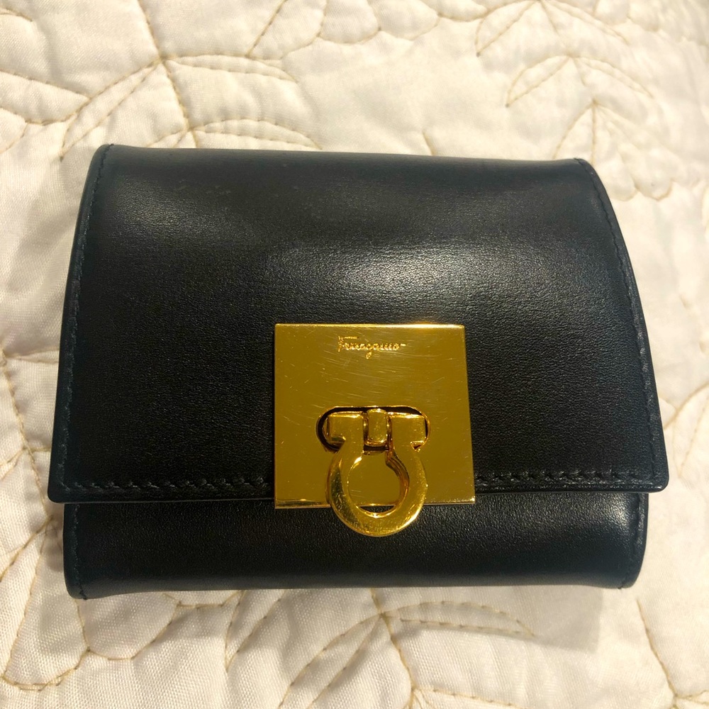 Ferragamo Leather Coin Pouch